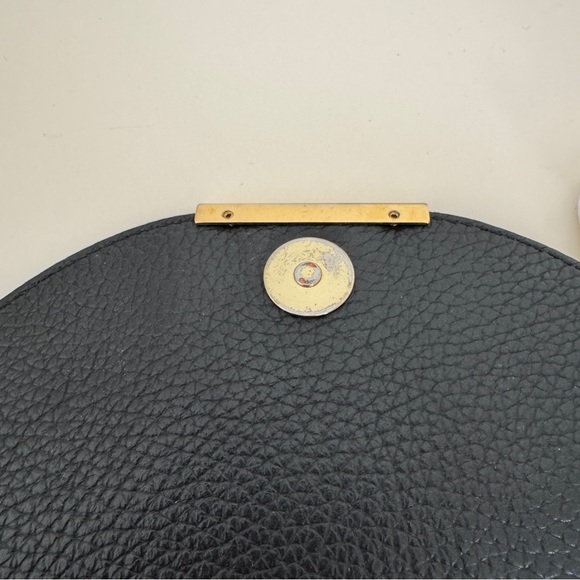 CUYANA Mini Saddle Bag Black Crossbody Leather - Picture 8 of 12